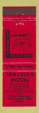 Matchbook Cover - Travels 9 Motel Coeur D'Alene ID