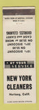 Matchbook Cover - New York Cleaners Herlong CA