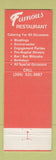 Matchbook Cover - Famous Restaurant Miami Beach FL