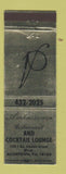 Matchbook Cover - Ambassador Restaurant Allentown PA