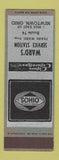 Matchbook Cover - Ward's Sohio oil gas Newtown OH SAMPLE