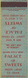 Matchbook Cover - Palace of Sweets Ice Cream Port Angeles WA