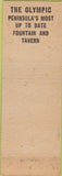 Matchbook Cover - Palace of Sweets Ice Cream Port Angeles WA