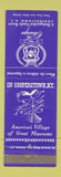 Matchbook Cover - The Otesaga Resort Cooperstown NY