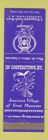 Matchbook Cover - The Otesaga Resort Cooperstown NY
