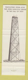 Matchbook Cover - WMAQ TV Channel 5 Chicago IL
