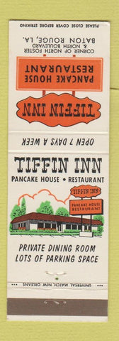 Matchbook Cover - Tiffin Inn Baton Rouge LA Pancake House Restaurant