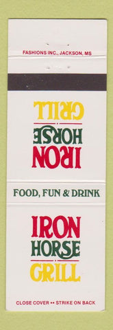 Matchbook Cover - Iron Horse Grill Jackson MS