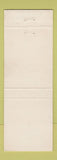 Matchbook Cover - Dino's Alpino Restaurant Chicago IL