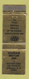 Matchbook Cover - Gorham Motor Inn NH WEAR
