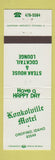 Matchbook Cover - Konkolville Motel Orofino ID