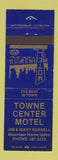 Matchbook Cover - Towne Center Motel Mountain Home ID