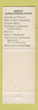 Matchbook Cover - Keydet General Motel Restaurant Lexington KY