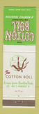 Matchbook Cover - Cotton Boll Restaurant Memphis TN