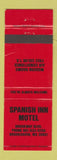 Matchbook Cover - Spanish Inn Motel Brookhaven MS