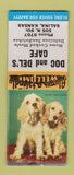 Matchbook Cover - Doc and Del's Cafe Salina KS BOBTAIL