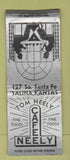 Matchbook Cover - Tom Neely Cafe Salina KS BOBTAIL