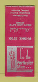 Matchbook Cover - Hines Roth Men's Clothes Salina KS BOBTAIL