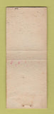 Matchbook Cover - Plantation Fried Chicken Salina KS BOBTAIL