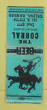 Matchbook Cover - The Corral Salina KS BOBTAIL