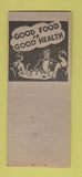 Matchbook Cover - A&G Cafe  Salina KS BOBTAIL