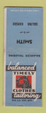 Matchbook Cover - Timely Men's Clothes Smith Salina KS BOBTAIL