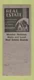 Matchbook Cover - Bert Breon Real Estate Salina KS BOBTAIL