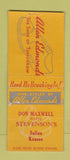 Matchbook Cover - Allen Edmonds Shoes Stevenson's Salina KS BOBTAIL WEAR