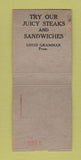 Matchbook Cover - Puritan Cafe Salina KS BOBTAIL