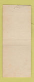Matchbook Cover - Currier Garrett Insurance Salina KS BOBTAIL
