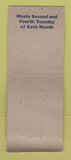 Matchbook Cover - Carpenters Union Local 1095 Salina KS BOBTAIL