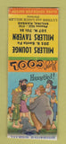 Matchbook Cover - Millers Lounge Tavern hillbilly Salina KS BOBTAIL