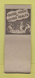 Matchbook Cover - A&G Cafe  Salina KS BOBTAIL
