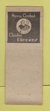 Matchbook Cover - Y Cafe Elda Flora Salina KS BOBTAIL
