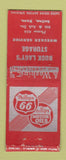 Matchbook Cover - Phillips 66 oil gas Buck Lacey Salina KS BOBTAIL