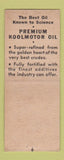 Matchbook Cover - Cities oil gas DeVore Salina KS BOBTAIL