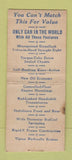 Matchbook Cover - 1940 Buick HC Simpson Salina KS BOBTAIL