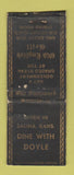 Matchbook Cover - Old English Grill  Salina KS BOBTAIL WEAR