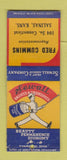 Matchbook Cover - Sewall Paints Fred Cummins Salina KS BOBTAIL