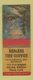 Matchbook Cover - Dealers Tire Service Salina KS BOBTAIL WEAR