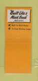 Matchbook Cover - Mack Trucks Fleming Motors Salina KS BOBTAIL