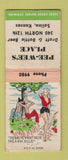 Matchbook Cover - Pee Wee's Place hillbilly Salina KS BOBTAIL WEAR