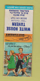 Matchbook Cover - White House Tavern Salina KS BOBTAIL