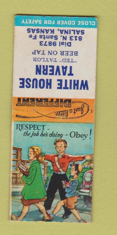 Matchbook Cover - White House Tavern Salina KS BOBTAIL