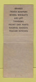 Matchbook Cover - Salina Spring and Axle Salina KS BOBTAIL