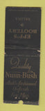 Matchbook Cover - Nunn Bush Shoes Epp's Bootery  Salina KS BOBTAIL WEAR
