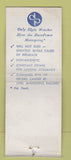 Matchbook Cover - Elgin Watches Phil Rose Jewelry Salina KS BOBTAIL