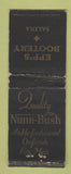 Matchbook Cover - Nunn Bush Shoes Epp's Bootery  Salina KS BOBTAIL WEAR
