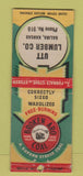 Matchbook Cover - Broken Aro Coal Utt Lumber Salina KS BOBTAIL