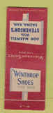 Matchbook Cover - Winthrop Men's Shoes Stevenson's Salina KS BOBTAIL
